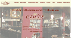 Desktop Screenshot of cabanas.ch